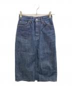 MARGARET HOWELL×EDWINマーガレットハウエル×エドウィン）の古着「デニムスカート」｜ブルー