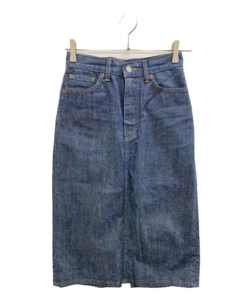 MARGARET HOWELL（マーガレットハウエル）MARGARET HOWELL (マーガレットハウエル) EDWIN (エドウィン) デニムスカート ブルー サイズ:SIZE 66cm (W26)の古着・服飾アイテム