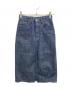 MARGARET HOWELL（マーガレットハウエル）の古着「デニムスカート」｜ブルー