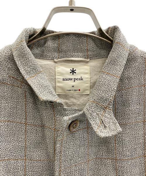 Snow peak（スノーピーク）Snow peak (スノーピーク) テーラードジャケット ライトグレー サイズ:SIZE Mの古着・服飾アイテム