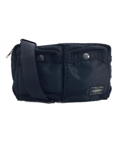 中古・古着通販】PORTER (ポーター) ウエストポーチ ブラック
