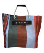 MARNIマルニ）の古着「トートバッグ」｜ネイビー×レッド