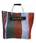 MARNI（マルニ）の古着「トートバッグ」｜ネイビー×レッド