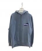 SCWEARスクウェア）の古着「裏起毛フーディーパーカー」｜スカイブルー