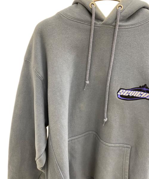 SCWEAR（スクウェア）SCWEAR (スクウェア) 裏起毛フーディーパーカー スカイブルー サイズ:Mの古着・服飾アイテム