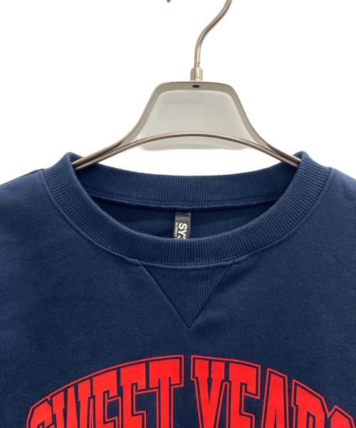 sy32 by sweet years（エスワイサーティトゥバイスィートイヤーズ）sy32 by sweet years (エスワイサーティトゥバイスィートイヤーズ) スウェット ネイビー×レッド サイズ:Lの古着・服飾アイテム