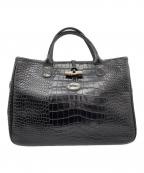 LONGCHAMPロンシャン）の古着「トートバッグ」｜ブラック