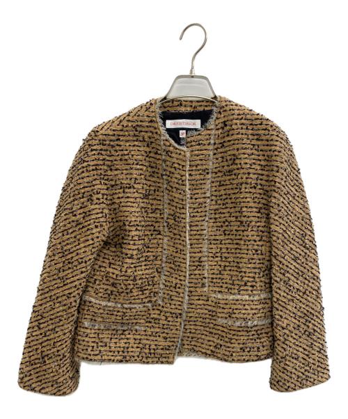DRESSTERIOR（ドレステリア）DRESSTERIOR (ドレステリア) バルキーツイードジャケット ベージュ サイズ:36の古着・服飾アイテム