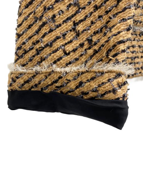 DRESSTERIOR（ドレステリア）DRESSTERIOR (ドレステリア) バルキーツイードジャケット ベージュ サイズ:36の古着・服飾アイテム