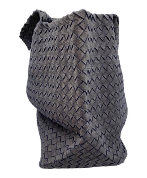 FALORNI（ファロルニ）FALORNI (ファロルニ) カゴバッグ ネイビーの古着・服飾アイテム