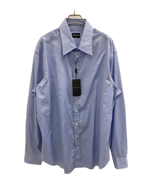 GIORGIO ARMANI（ジョルジョアルマーニ）GIORGIO ARMANI (ジョルジョアルマーニ) 長袖シャツ スカイブルー サイズ:44の古着・服飾アイテム