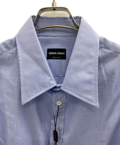 GIORGIO ARMANI（ジョルジョアルマーニ）GIORGIO ARMANI (ジョルジョアルマーニ) 長袖シャツ スカイブルー サイズ:44の古着・服飾アイテム