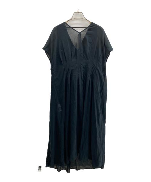 ELENDEEK（エレンディーク）ELENDEEK (エレンディーク) ノースリーブワンピース ブラック サイズ:2の古着・服飾アイテム