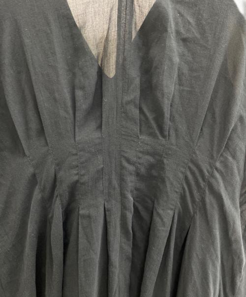 ELENDEEK（エレンディーク）ELENDEEK (エレンディーク) ノースリーブワンピース ブラック サイズ:2の古着・服飾アイテム