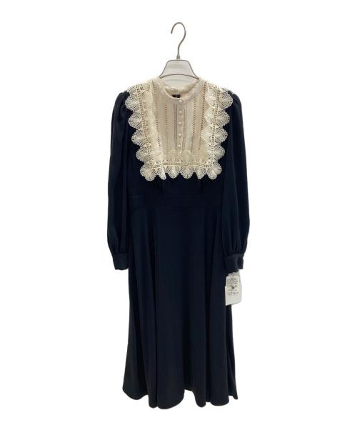 HER LIP TO（ハーリップトゥ）Her lip to (ハーリップトゥ) Le Grand Midi Dress ブラック×ホワイト サイズ:M 未使用品の古着・服飾アイテム