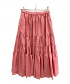 SEVEN TEN by MIHO KAWAHITOセブン テン バイ ミホ カワヒト）の古着「スカート」｜ピンク