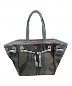 A.D.M.J.エーディーエムジェイ）の古着「トートバッグ」｜グレー×スカイブルー