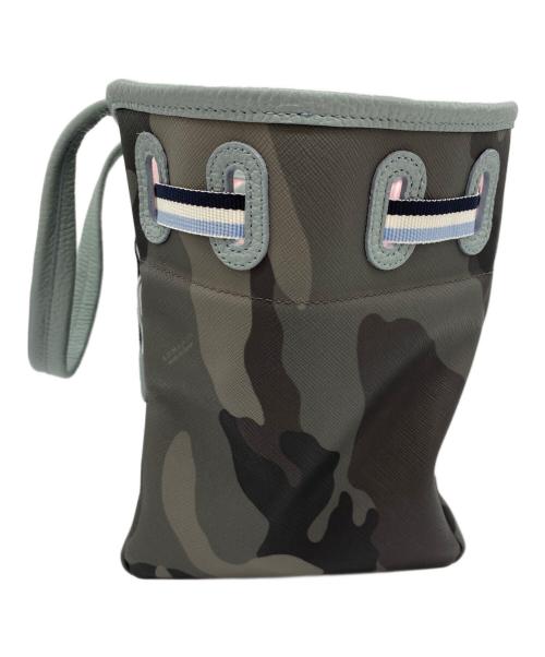 A.D.M.J.（エーディーエムジェイ）A.D.M.J. (エーディーエムジェイ) トートバッグ グレー×スカイブルーの古着・服飾アイテム