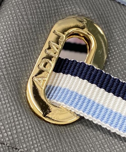 A.D.M.J.（エーディーエムジェイ）A.D.M.J. (エーディーエムジェイ) トートバッグ グレー×スカイブルーの古着・服飾アイテム