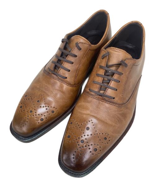 ECCO（エコー）ECCO (エコー) レースアップシューズ ブラウン サイズ:41の古着・服飾アイテム