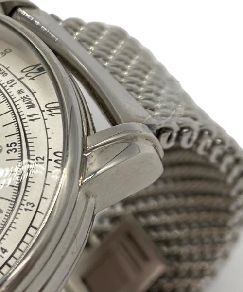 ZEPPELIN（ツェッペリン）ZEPPELIN (ツェッペリン) クロノグラフ ホワイト×シルバーの古着・服飾アイテム