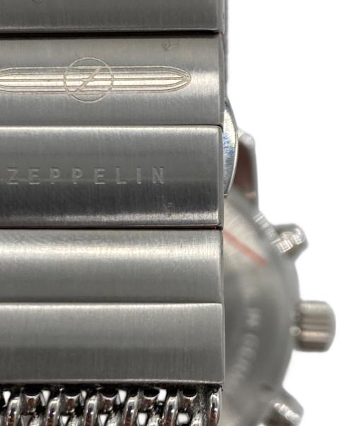 ZEPPELIN（ツェッペリン）ZEPPELIN (ツェッペリン) クロノグラフ ホワイト×シルバーの古着・服飾アイテム