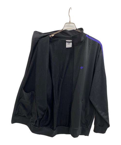 adidas Originals（アディダスオリジナル）adidas originals (アディダスオリジナル) BECKENBAUER TRACK TOP 24AW ブラック×パープル サイズ:Lの古着・服飾アイテム