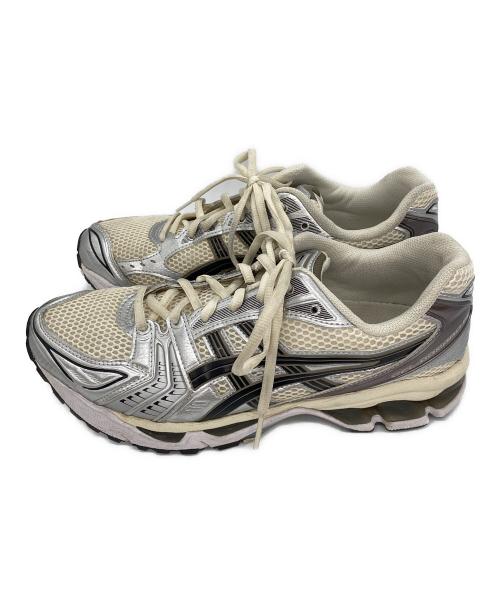 asics（アシックス）asics (アシックス) GEL-KAYANO 14 ホワイト×シルバー サイズ:26.5cmの古着・服飾アイテム