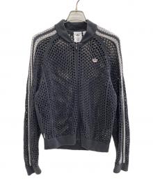 adidas×CLOT by Edison Chen（アディダス）の古着「CLOT CROCHET TRACKTOP CARBON」｜グレー