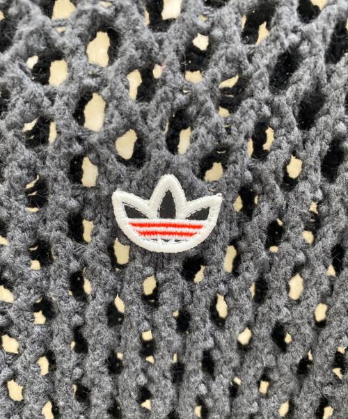 adidas（アディダス）adidas (アディダス) CLOT by Edison Chen CLOT CROCHET TRACKTOP CARBON グレー サイズ:Mの古着・服飾アイテム