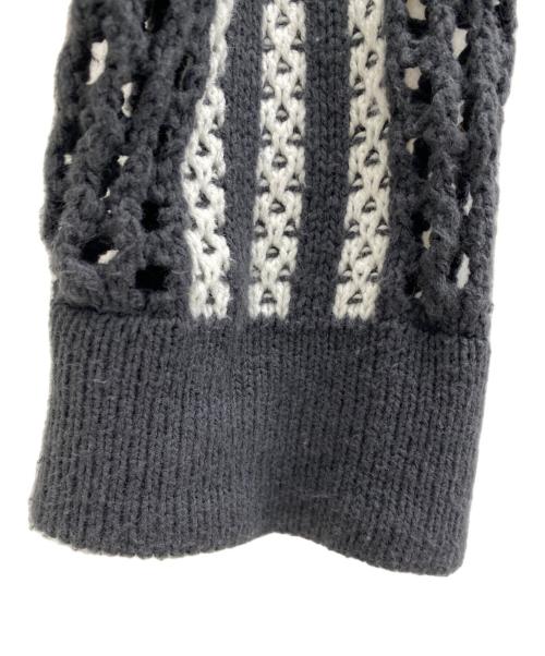 adidas（アディダス）adidas (アディダス) CLOT by Edison Chen CLOT CROCHET TRACKTOP CARBON グレー サイズ:Mの古着・服飾アイテム