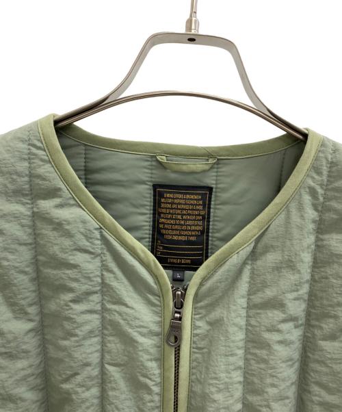 B:MING by BEAMS（ビーミングバイビームス）B:MING by BEAMS (ビーミングバイビームス) キルティングジャケット グリーン サイズ:Lの古着・服飾アイテム