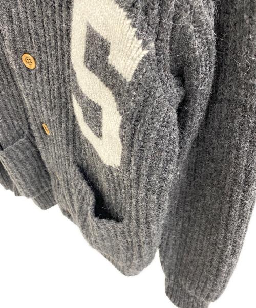 Snow peak（スノーピーク）snow peak (スノーピーク) JOURNAL STANDARD relume (ジャーナルスタンダード レリューム) ニットジャケット グレー サイズ:Lの古着・服飾アイテム