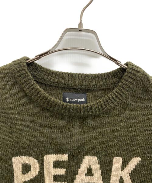 Snow peak（スノーピーク）Snow peak (スノーピーク) JOURNAL STANDARD relume (ジャーナルスタンダード レリューム) 長袖カットソー オリーブ サイズ:SIZE Lの古着・服飾アイテム