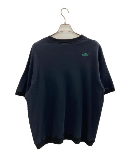 D him（ダブルスタンダードクロージングヒム）D him (ダブルスタンダードクロージングヒム) 半袖カットソー ブラック サイズ:48の古着・服飾アイテム