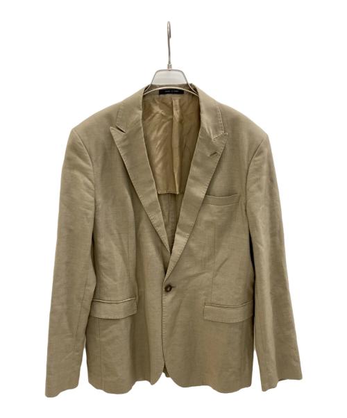 GIORGIO ARMANI（ジョルジョアルマーニ）GIORGIO ARMANI (ジョルジョアルマーニ) テーラードジャケット ベージュ サイズ:XLの古着・服飾アイテム