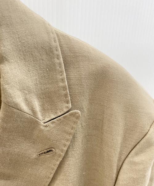 GIORGIO ARMANI（ジョルジョアルマーニ）GIORGIO ARMANI (ジョルジョアルマーニ) テーラードジャケット ベージュ サイズ:XLの古着・服飾アイテム