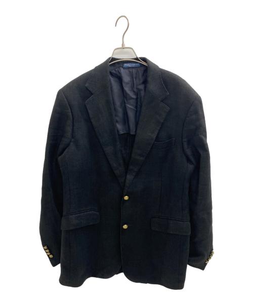 POLO RALPH LAUREN（ポロ・ラルフローレン）POLO RALPH LAUREN (ポロ・ラルフローレン) テーラードジャケット ブラック サイズ:42の古着・服飾アイテム