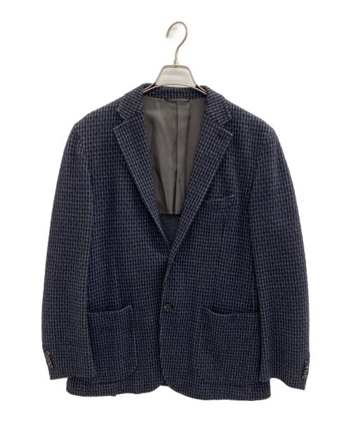 UNIVERSAL LANGUAGE（ユニバーサルランゲージ）UNIVERSAL LANGUAGE (ユニバーサルランゲージ) テーラードジャケット ネイビー サイズ:3Lの古着・服飾アイテム
