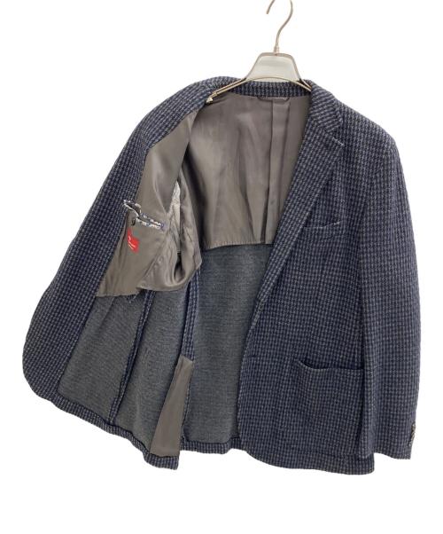 UNIVERSAL LANGUAGE（ユニバーサルランゲージ）UNIVERSAL LANGUAGE (ユニバーサルランゲージ) テーラードジャケット ネイビー サイズ:3Lの古着・服飾アイテム