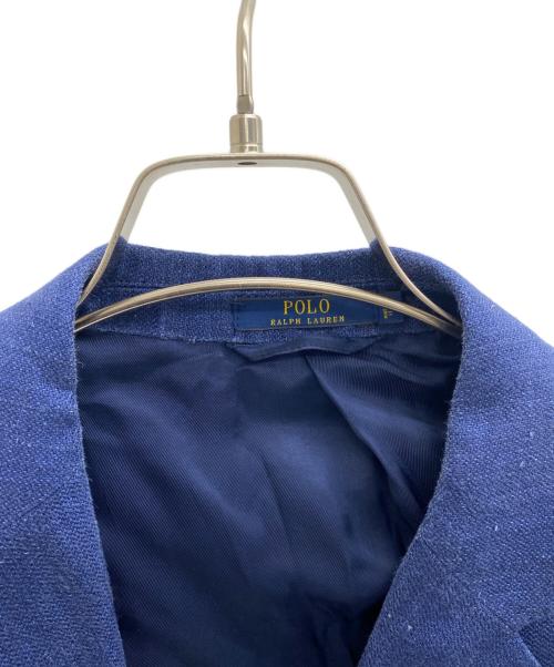 POLO RALPH LAUREN（ポロ・ラルフローレン）POLO RALPH LAUREN (ポロ・ラルフローレン) テーラードジャケット ブルー サイズ:40の古着・服飾アイテム