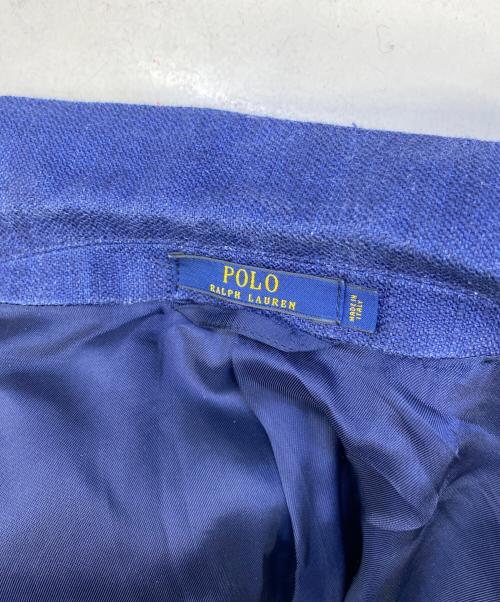 POLO RALPH LAUREN（ポロ・ラルフローレン）POLO RALPH LAUREN (ポロ・ラルフローレン) テーラードジャケット ブルー サイズ:40の古着・服飾アイテム