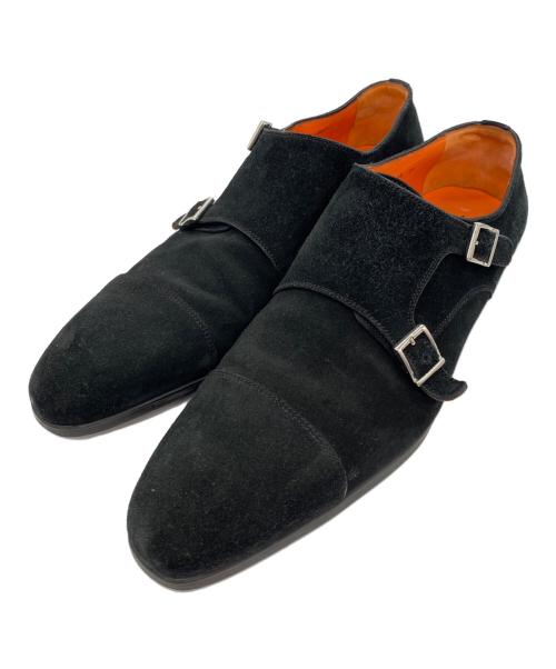 Santoni（サントーニ）Santoni (サントーニ) モンクストラップシューズ ブラック サイズ:UK10の古着・服飾アイテム