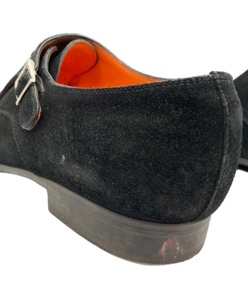 Santoni（サントーニ）Santoni (サントーニ) モンクストラップシューズ ブラック サイズ:UK10の古着・服飾アイテム
