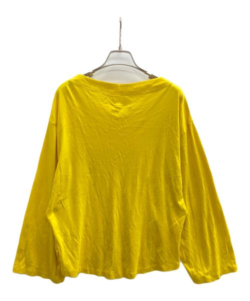 MM6 Maison Margiela（エムエムシックスメゾンマルジェラ）MM6 Maison Margiela (エムエムシックスメゾンマルジェラ) 長袖カットソー イエロー サイズ:Ｍの古着・服飾アイテム