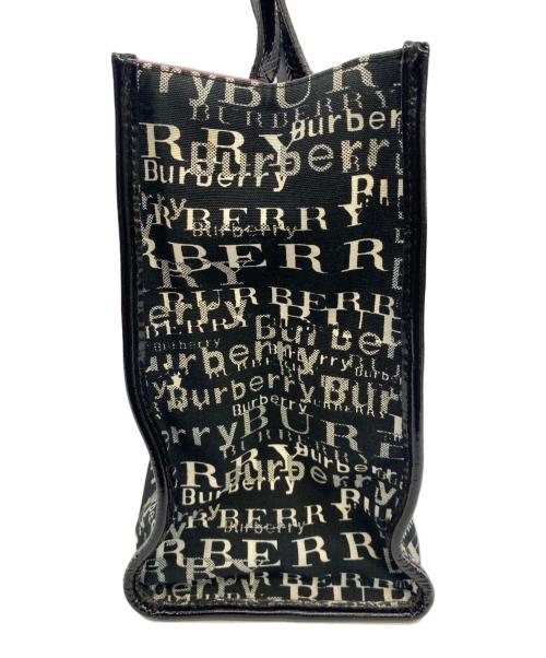 BURBERRY LONDON（バーバリーロンドン）BURBERRY LONDON (バーバリーロンドン) ハンドバッグ ブラック×ピンクの古着・服飾アイテム