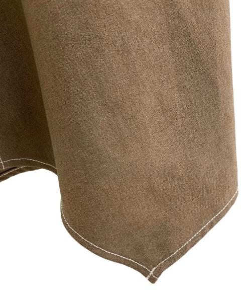 LAGUNA MOON（ラグナムーン）LAGUNA MOON (ラグナムーン) 半袖ワンピース ブラウン サイズ:ｓの古着・服飾アイテム