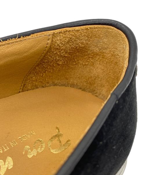 Per noi（ペルノイ）Per noi (ペルノイ) スリッポン ブラック サイズ:39の古着・服飾アイテム