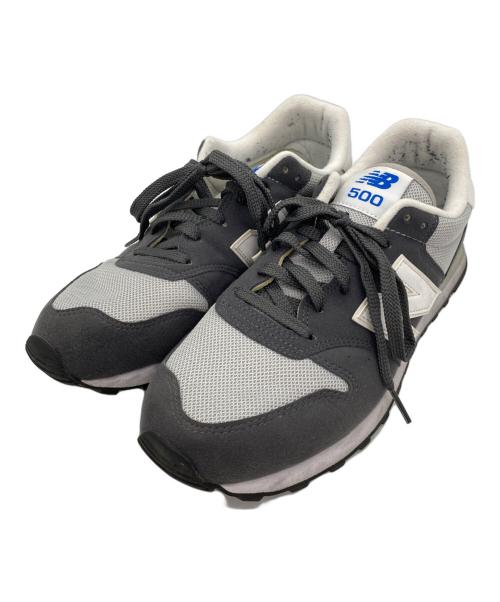 NEW BALANCE（ニューバランス）NEW BALANCE (ニューバランス) スニーカー ベージュ×ネイビー サイズ:28㎝の古着・服飾アイテム