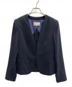 自由区ジユウク）の古着「ノーカラージャケット」｜ブラック